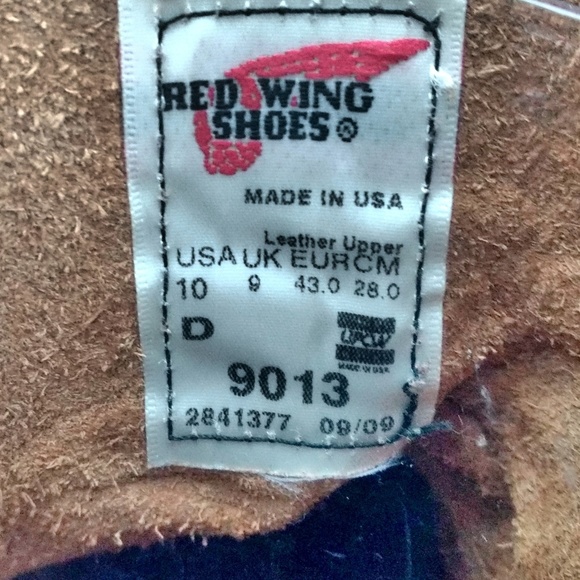 Redwing Beckman 9013 Round-Toe Men's Boots-Size 10 - Picture 3 of 8